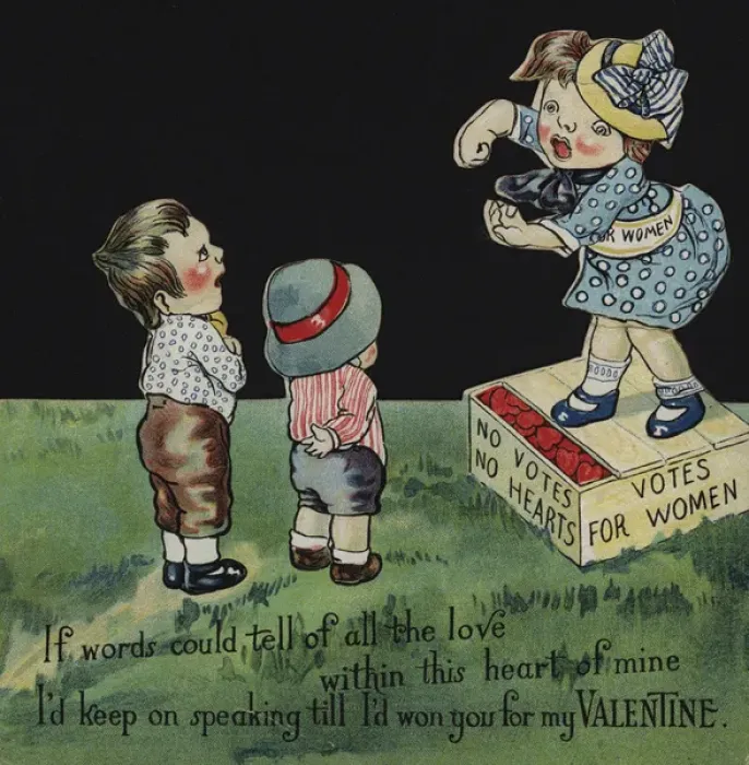 Framed Print : Suffragette Votes for Women Valentine Framed Print : Suffragette Votes for Women Valentine