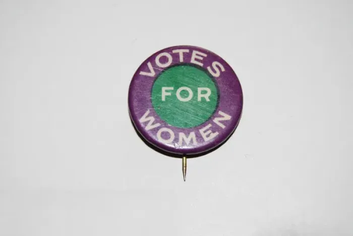 Framed Print : Suffragette W. S. P. U Badge Framed Print : Suffragette W. S. P. U Badge
