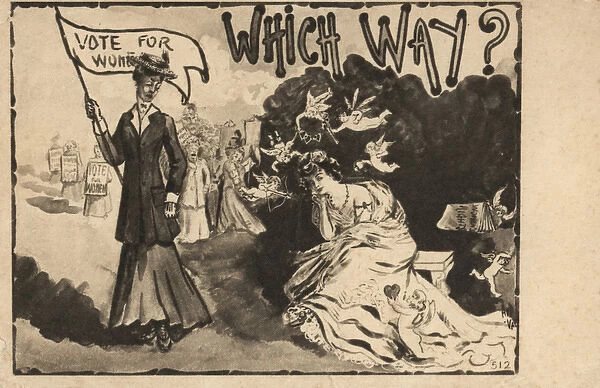 Suffragette Which Way? Votes or Love?