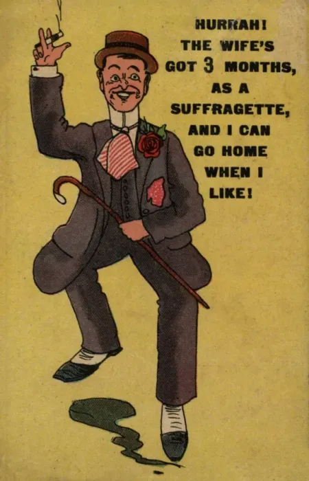 Framed Print : Suffragette Wifes Got 3 Months Framed Print : Suffragette Wifes Got 3 Months