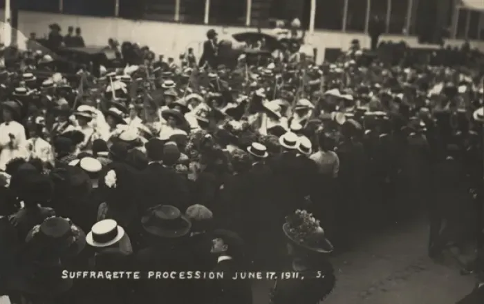 Framed Print : Suffragette Womens Coronation Procession June 17, 1911 Framed Print : Suffragette Womens Coronation Procession June 17, 1911