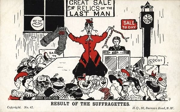 Suffragettes, the Last Man, Auction Relics