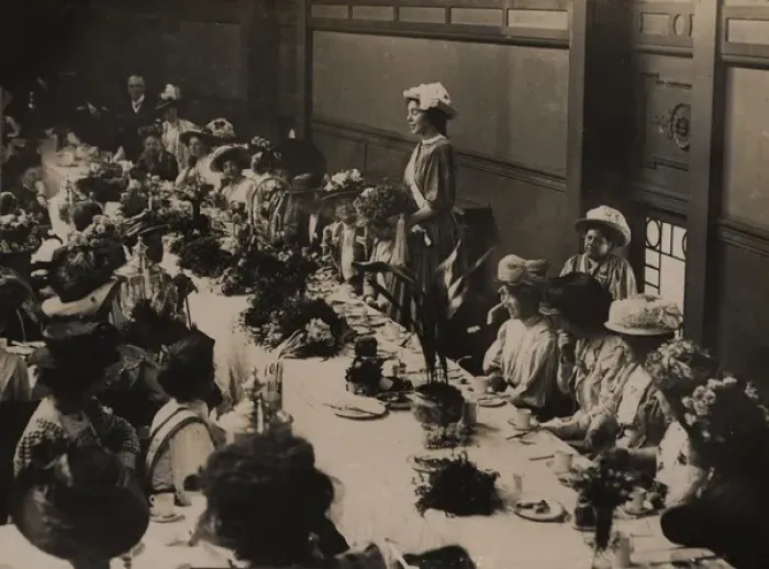 Framed Print : Suffragettes Released from Prison Framed Print : Suffragettes Released from Prison