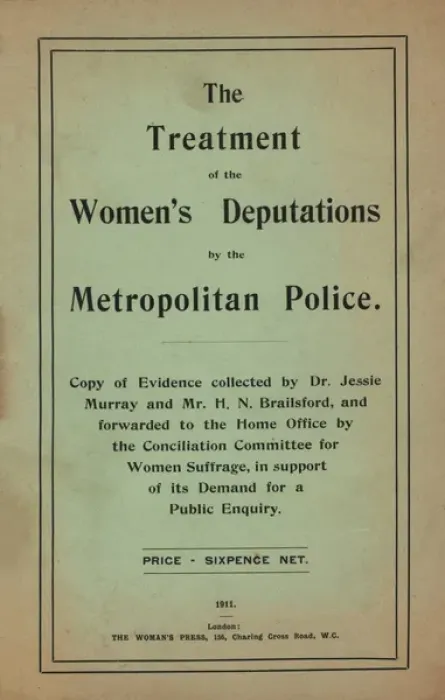 Framed Print : Suffragettes Treatment by Police