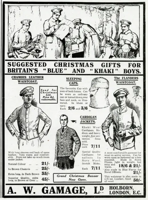 Framed Print : Suggested Christmas gifts 1915 Framed Print : Suggested Christmas gifts 1915
