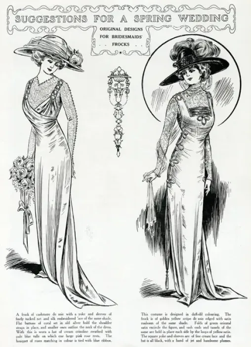 Framed Print : Suggestions for a spring wedding 1909 Framed Print : Suggestions for a spring wedding 1909