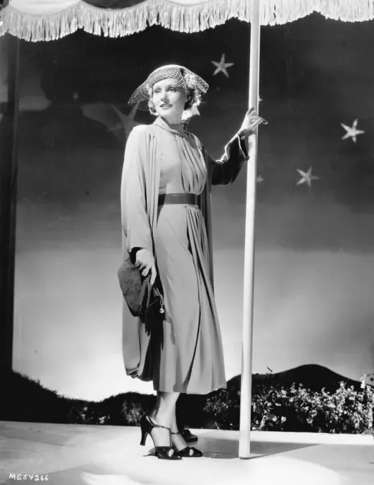 Framed Print : Suit and cape designed by Dolly Tree for Madge Evans Framed Print : Suit and cape designed by Dolly Tree for Madge Evans