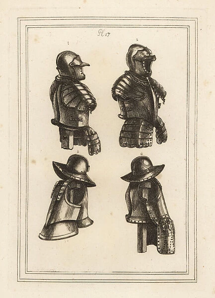 Suits of armour from the Tower of London