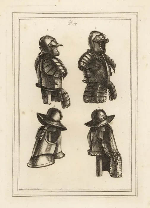 Framed Print : Suits of armour from the Tower of London Framed Print : Suits of armour from the Tower of London