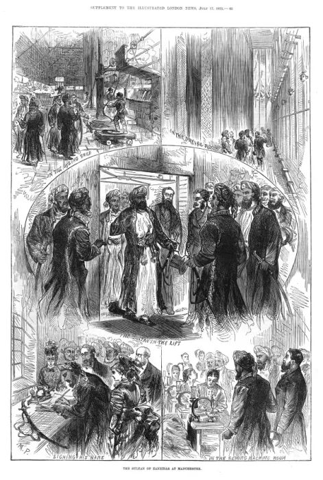 Framed Print : Sultan of Zanzibar at Manchester Framed Print : Sultan of Zanzibar at Manchester