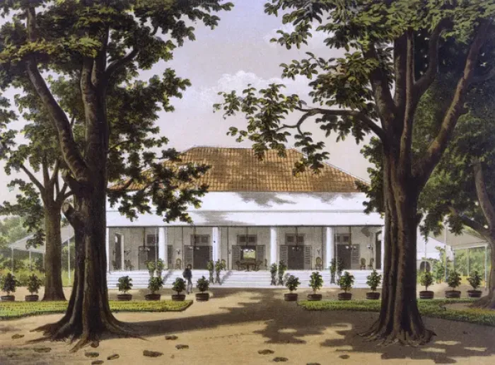Framed Print : Sumatra  /  Govs Residence