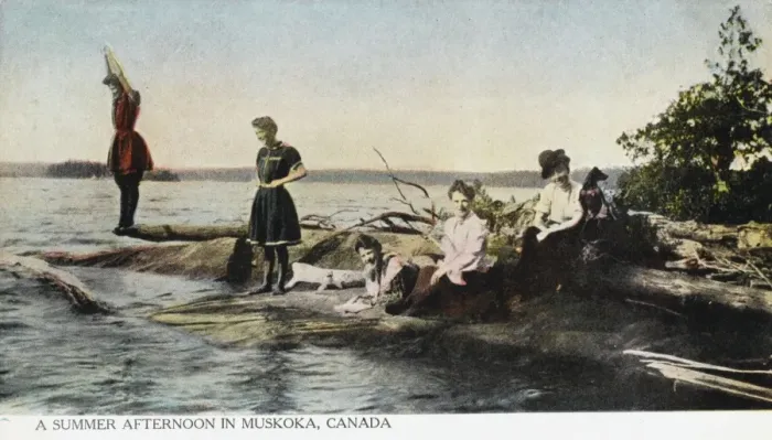 Framed Print : Summer Afternoon in Muskoka, Canada Framed Print : Summer Afternoon in Muskoka, Canada