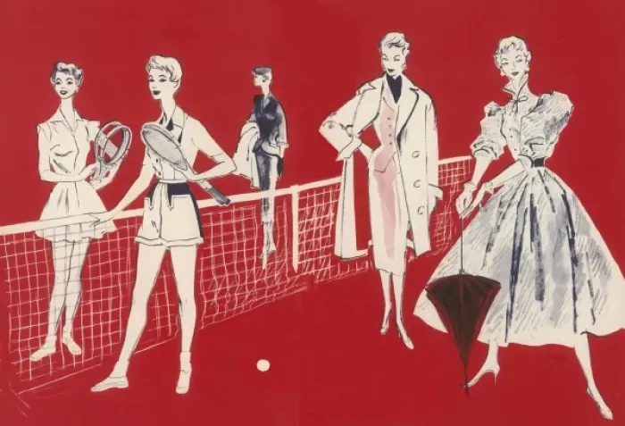 Framed Print : Summer fashions for 1954 Framed Print : Summer fashions for 1954