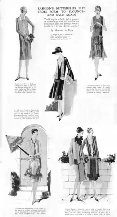 Framed Print : Summer fashions in Paris, 1926 Framed Print : Summer fashions in Paris, 1926