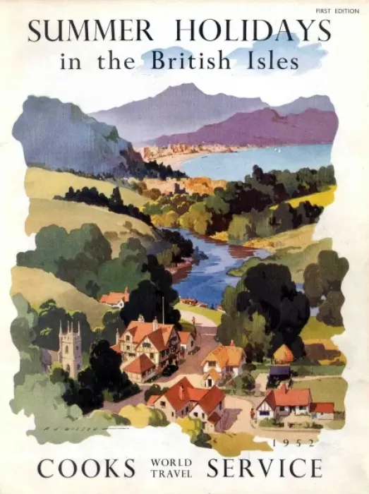 Framed Print : Summer Holidays in the British Isles Framed Print : Summer Holidays in the British Isles