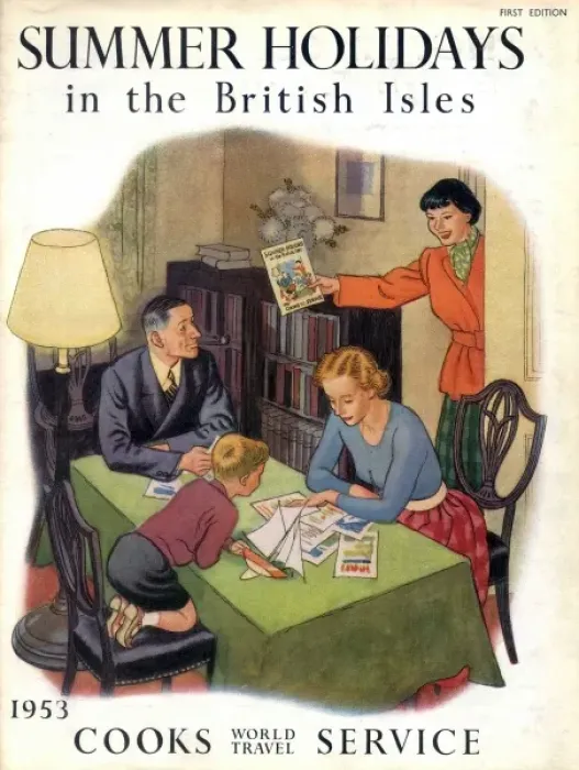 Framed Print : Summer Holidays in the British Isles Framed Print : Summer Holidays in the British Isles