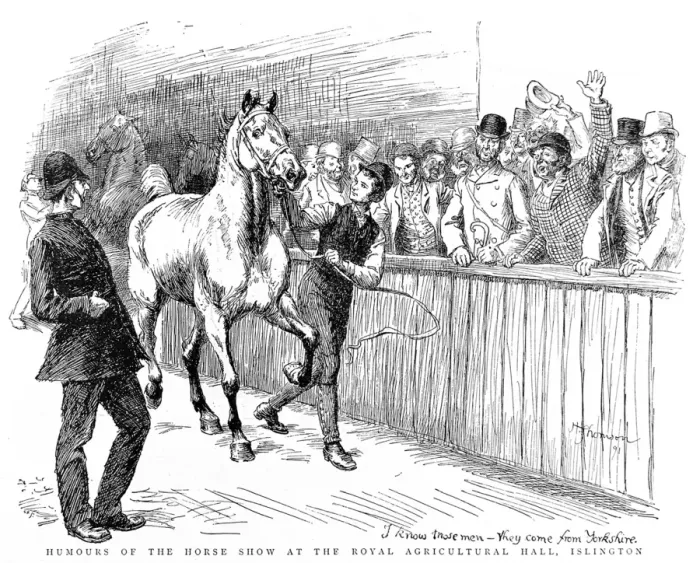 Framed Print : The Summer Horse Show, Islington, 1892 Framed Print : The Summer Horse Show, Islington, 1892
