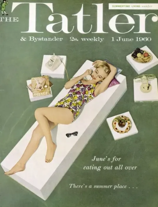 Framed Print : Summer Living number from The Tatler Framed Print : Summer Living number from The Tatler