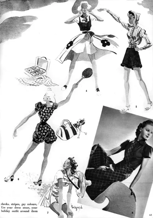 Framed Print : Summer outfit by Elsa Schiaparelli Framed Print : Summer outfit by Elsa Schiaparelli