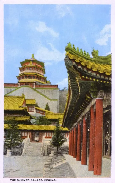 Framed Print : Summer Palace - Beijing, China - general view Framed Print : Summer Palace - Beijing, China - general view