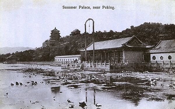 Summer Palace, Beijing, China, Landing Stage or jetty