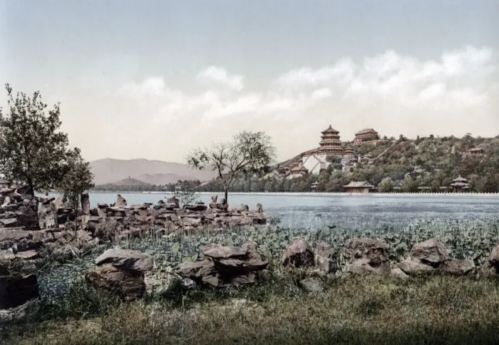 Framed Print : Summer Palace, Peking, (Beijing) China, c. 1900 Framed Print : Summer Palace, Peking, (Beijing) China, c. 1900