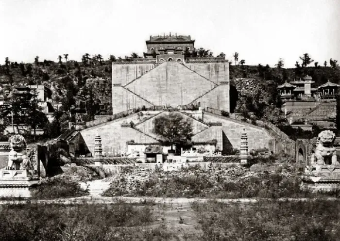 Framed Print : Summer Palace, Peking (Beijing), China circa 1880s Framed Print : Summer Palace, Peking (Beijing), China circa 1880s