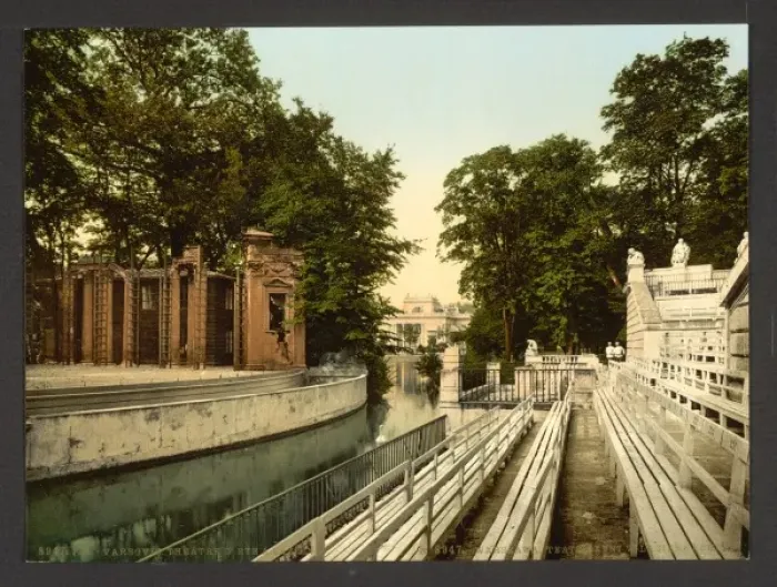 Framed Print : Summer theatre at Lazionki (i. e. Lazienki), Warsaw, Russia ( Framed Print : Summer theatre at Lazionki (i. e. Lazienki), Warsaw, Russia (