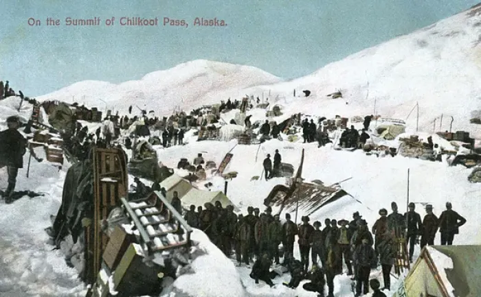 Framed Print : Summit of the Chilkoot Pass, Alaska, USA Framed Print : Summit of the Chilkoot Pass, Alaska, USA