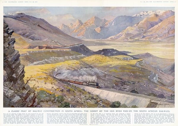 Summit of Hex River Pass - South African Railways