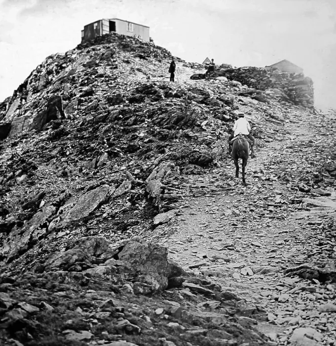 Framed Print : Summit of Mount Snowdon, Wales Framed Print : Summit of Mount Snowdon, Wales