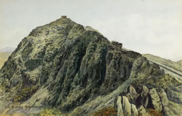 Framed Print : Summit and Mountain Railway, Snowdon, Snowdonia, Wales Framed Print : Summit and Mountain Railway, Snowdon, Snowdonia, Wales