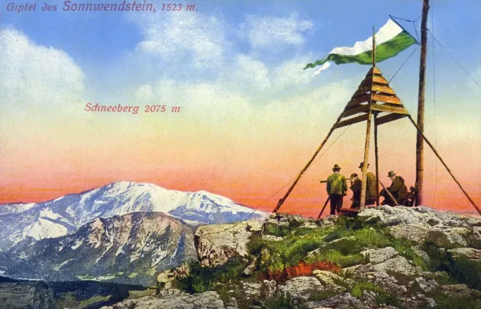 Framed Print : The Summit of Sonnwendstein, Austrian Alps Framed Print : The Summit of Sonnwendstein, Austrian Alps