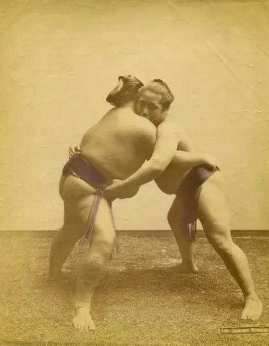 Framed Print : Sumo wrestlers Framed Print : Sumo wrestlers
