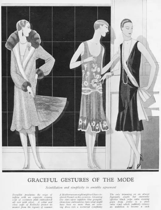 Framed Print : Three sumptuous oufits described as Graceful Gestures Framed Print : Three sumptuous oufits described as Graceful Gestures