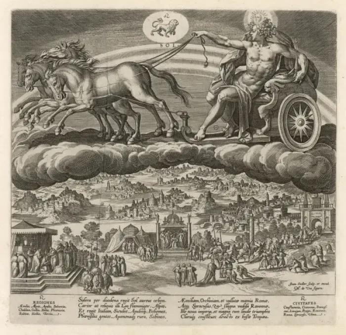Framed Print : The Sun in 1585 Framed Print : The Sun in 1585