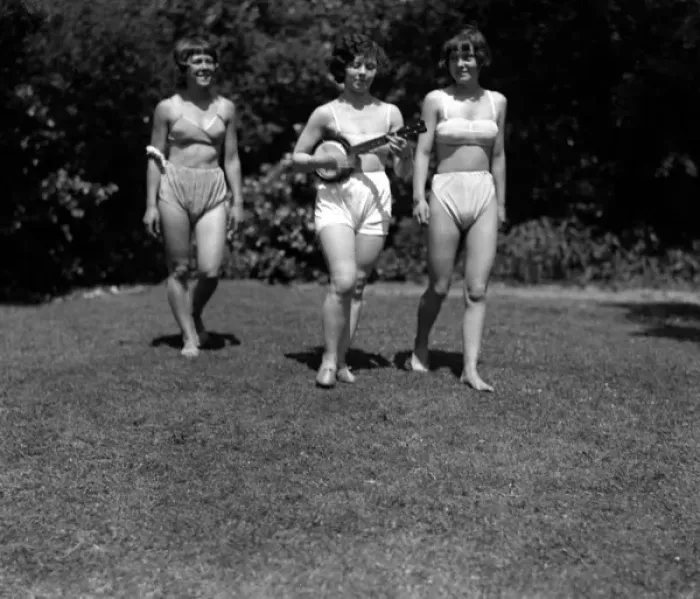 Framed Print : Sunbathing Girls Framed Print : Sunbathing Girls
