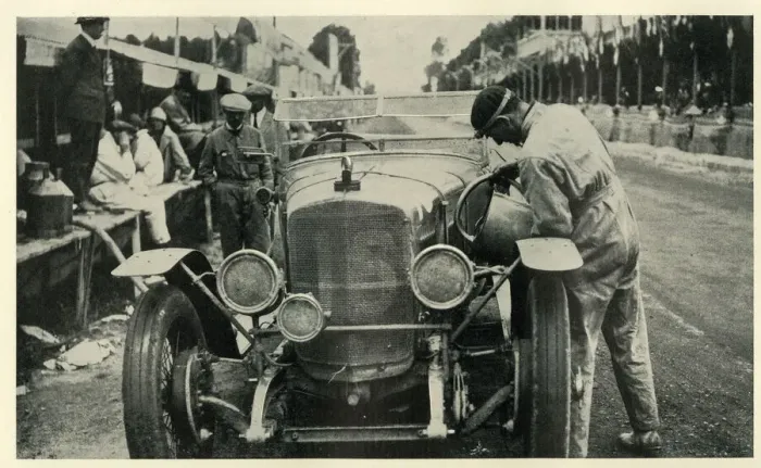 Framed Print : Sunbeam car at Le Mans Race, 1925 Framed Print : Sunbeam car at Le Mans Race, 1925