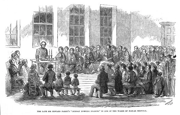 Sunday Evening Meeting in Haslar Hospital, 1858