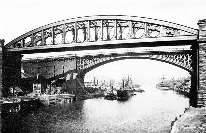 Framed Print : Sunderland Bridges early 1900s Framed Print : Sunderland Bridges early 1900s