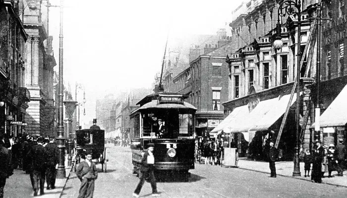 Framed Print : Sunderland Fawcett Street early 1900s Framed Print : Sunderland Fawcett Street early 1900s