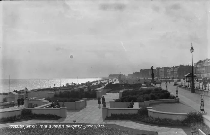 Framed Print : The Sunken Garden, Brighton Framed Print : The Sunken Garden, Brighton