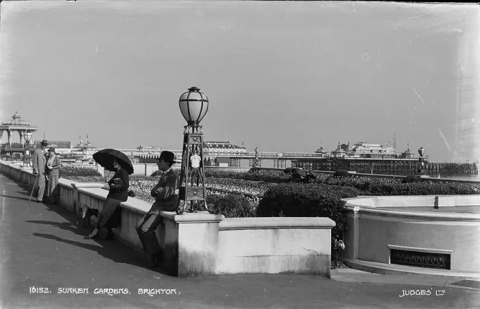 Framed Print : Sunken Gardens, Brighton Framed Print : Sunken Gardens, Brighton