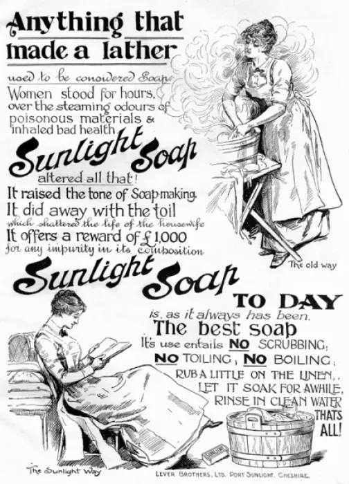 Framed Print : Sunlight Soap advertisement Framed Print : Sunlight Soap advertisement