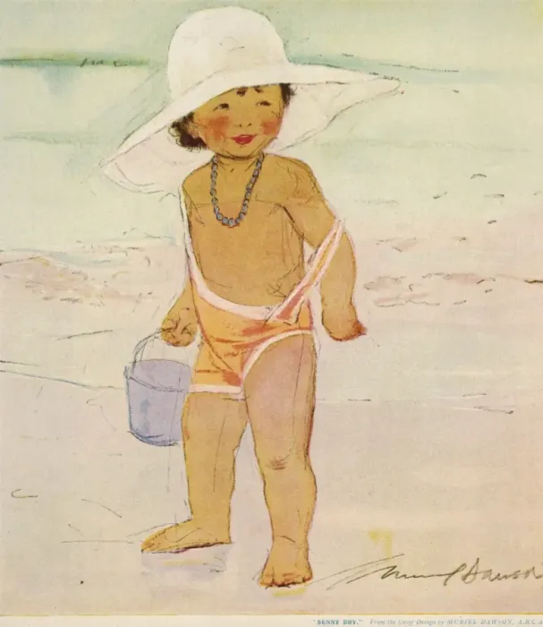 Framed Print : Sunny Boy by Muriel Dawson Framed Print : Sunny Boy by Muriel Dawson