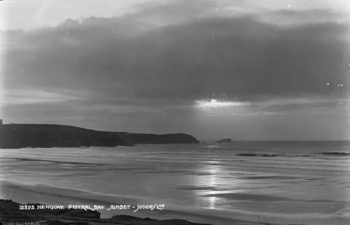 Framed Print : Sunset at Fistral Bay Framed Print : Sunset at Fistral Bay