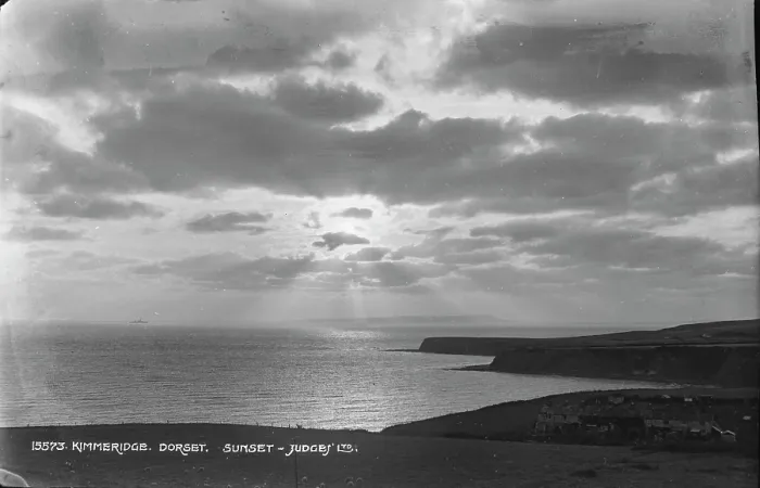 Framed Print : Sunset at Kimmeridge Framed Print : Sunset at Kimmeridge