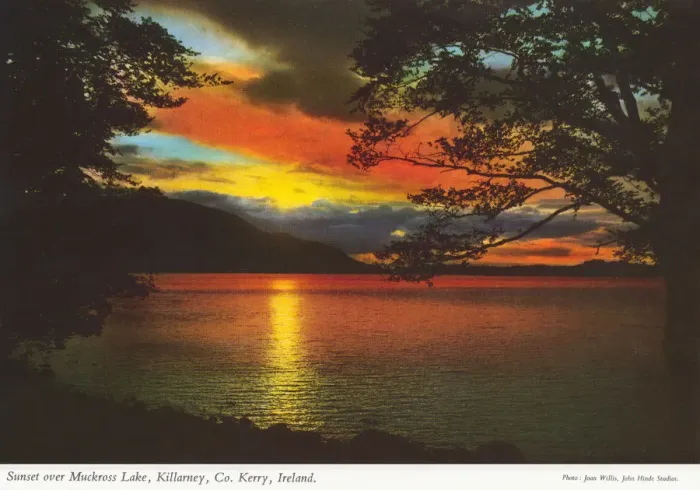 Framed Print : Sunset over Muckross Lake, Killarney, County Kerry Framed Print : Sunset over Muckross Lake, Killarney, County Kerry