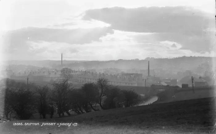 Framed Print : Sunset Over Skipton Framed Print : Sunset Over Skipton