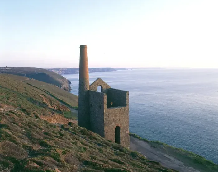 Framed Print : Sunset at Wheal Coates tin mine, St Agnes, Cornwall